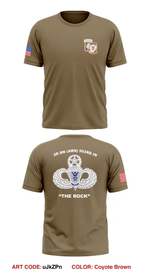 B Co, 2-503, 173rd ABN Store 1 Core Men's SS Performance Tee - uJkZPn