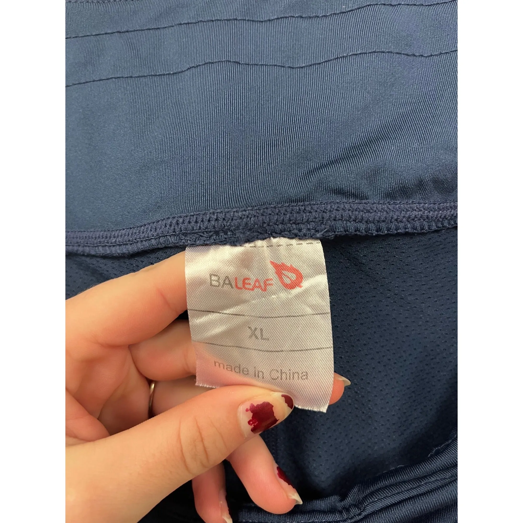 Baleaf Womens Navy Blue Athletic Skorts XL #6332