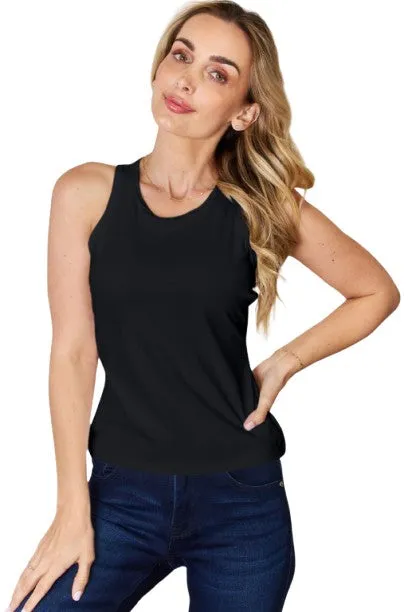 Basic Bae Casual Racerback Sleeveless Top