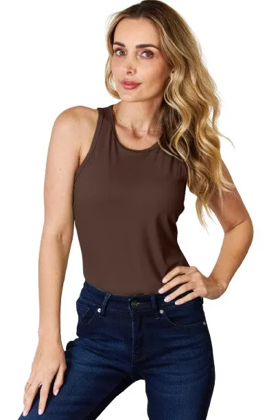 Basic Bae Casual Racerback Sleeveless Top