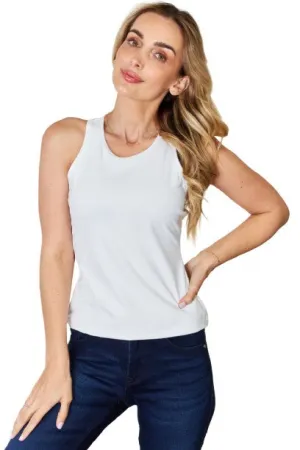 Basic Bae Casual Racerback Sleeveless Top
