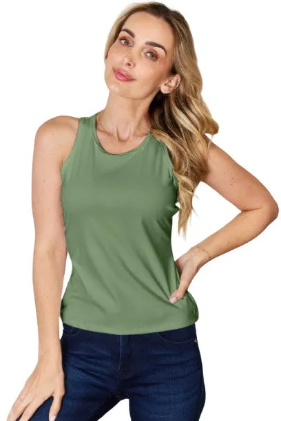 Basic Bae Casual Racerback Sleeveless Top