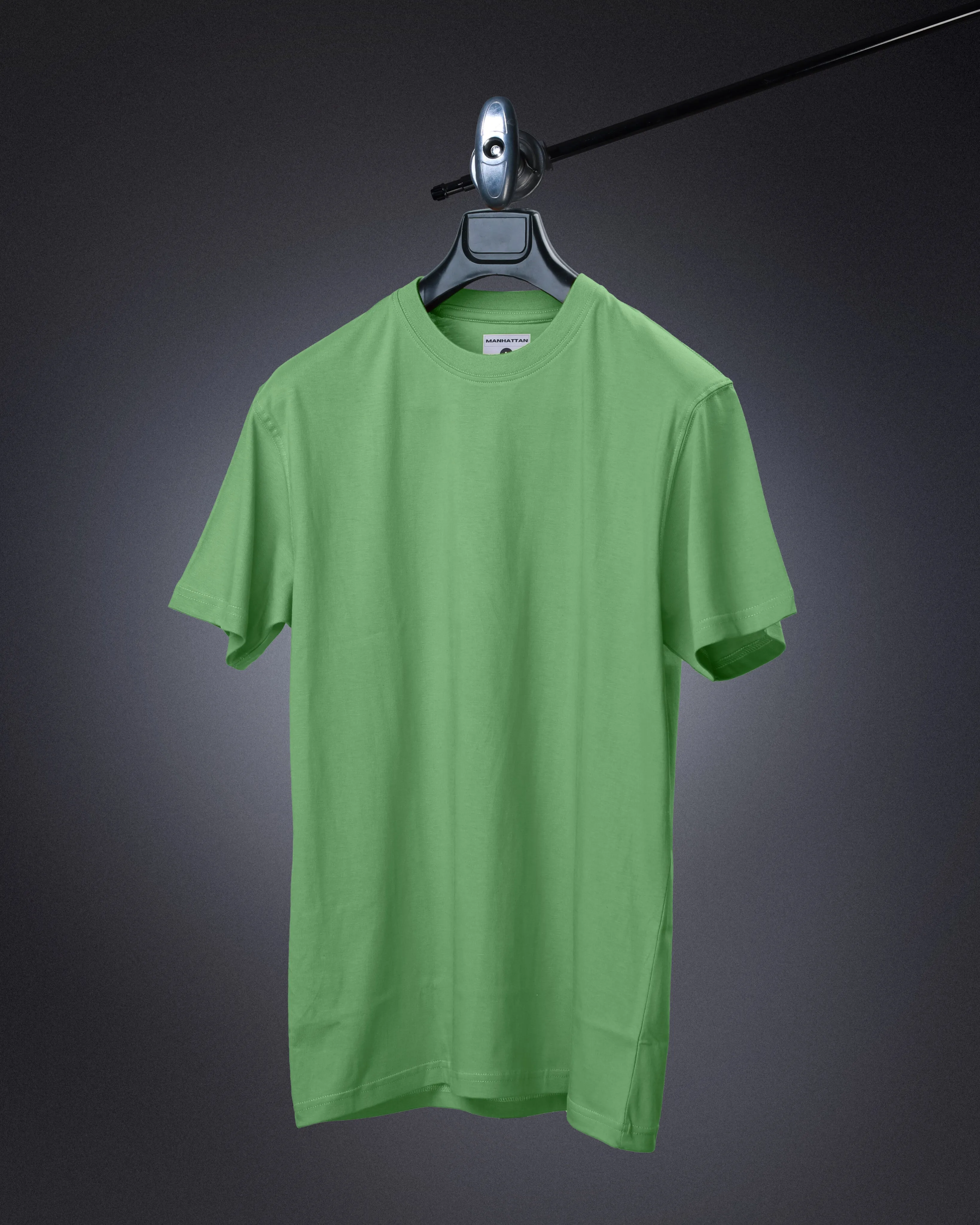 Basic Regular Fit T Shirts Unisex Apple Green