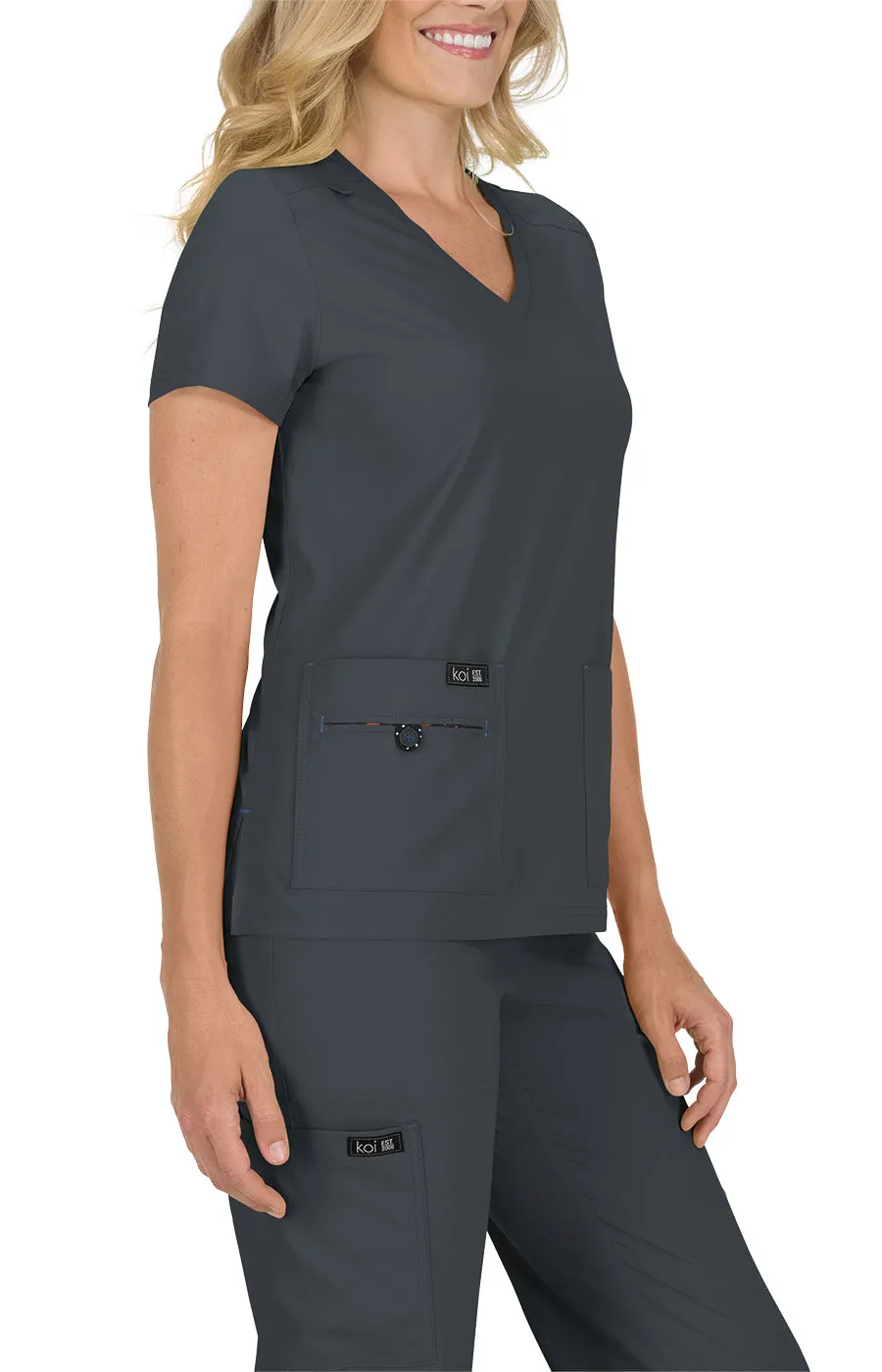 Basics 373 Becca Top Charcoal