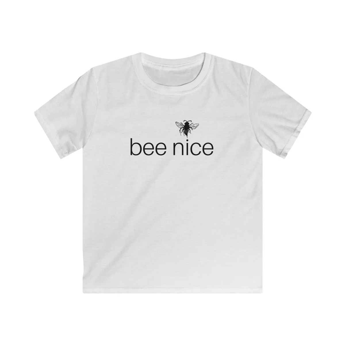 bee nice - Kids Softstyle Tee