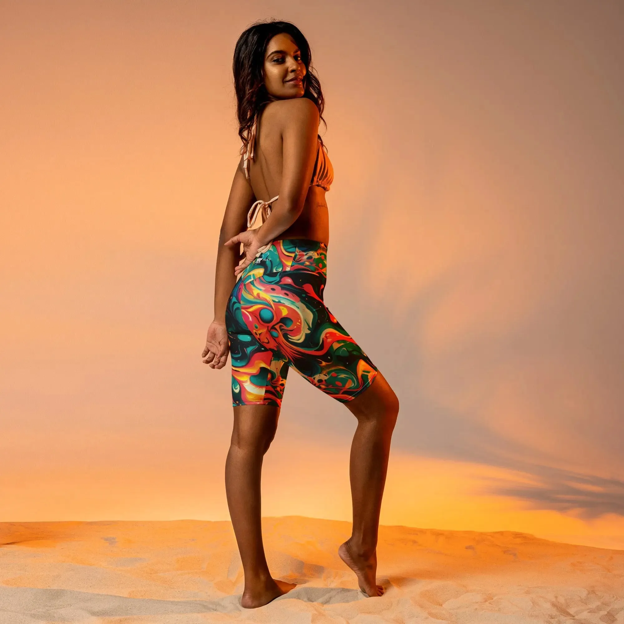 Biker Shorts - Celestial Splash