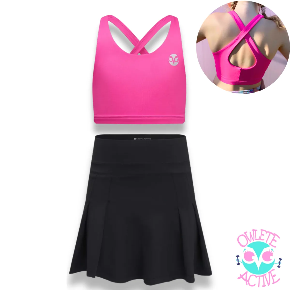 Black Gym Skort