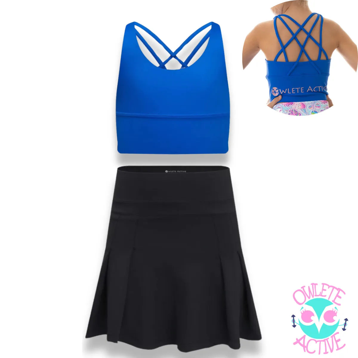 Black Gym Skort