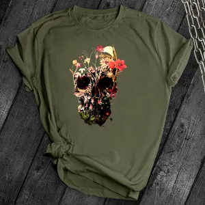 Bloom Flower Skull Tee
