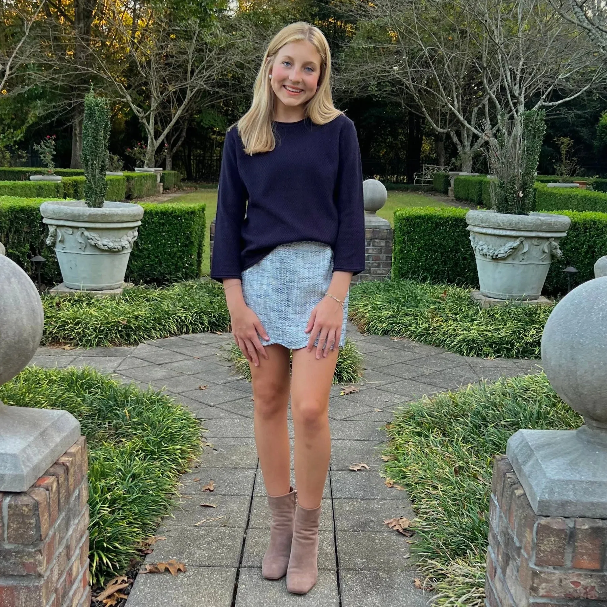 Blue Sea Island Sweater