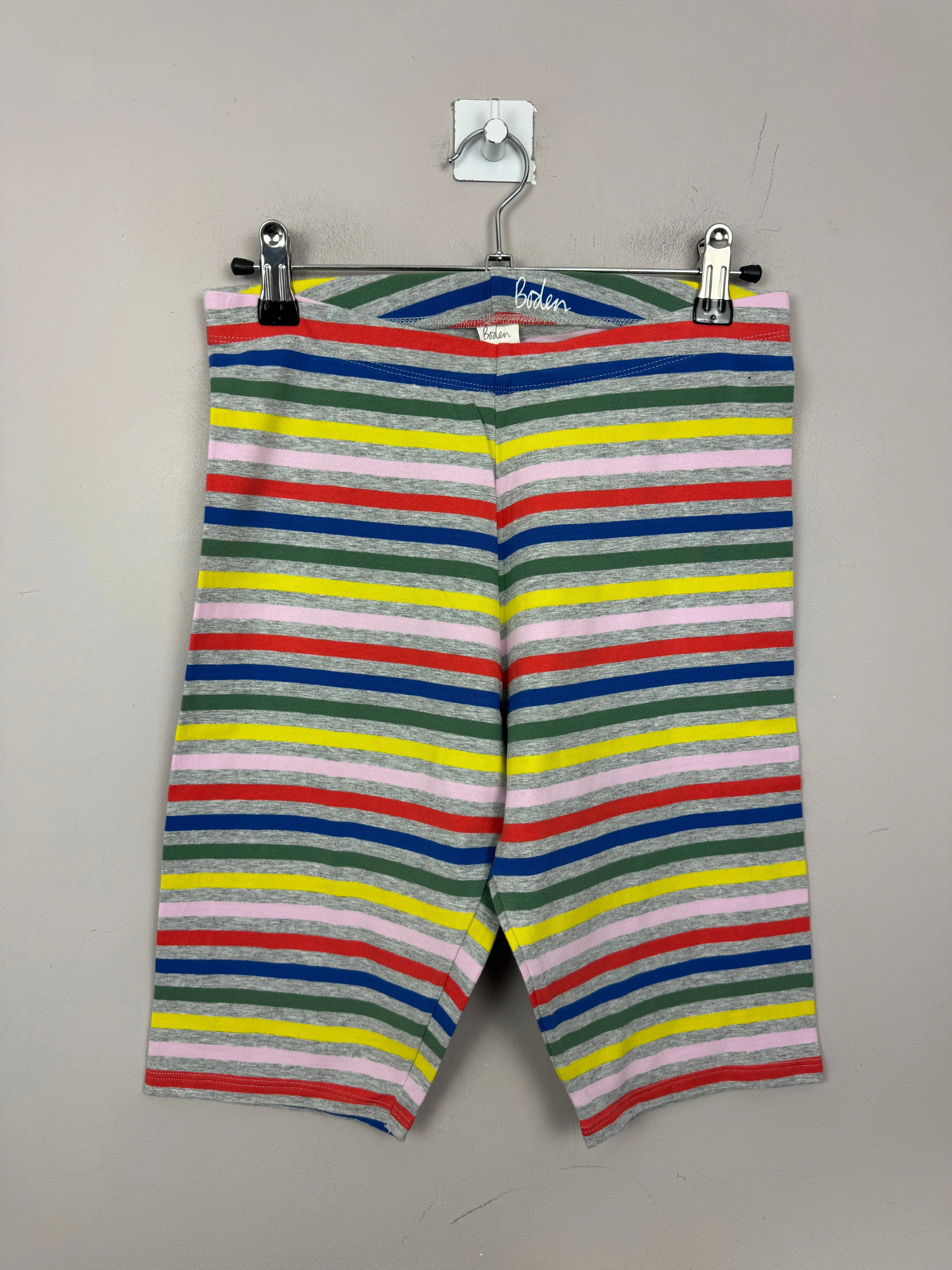 Boden stripe cycling shorts 13-14y