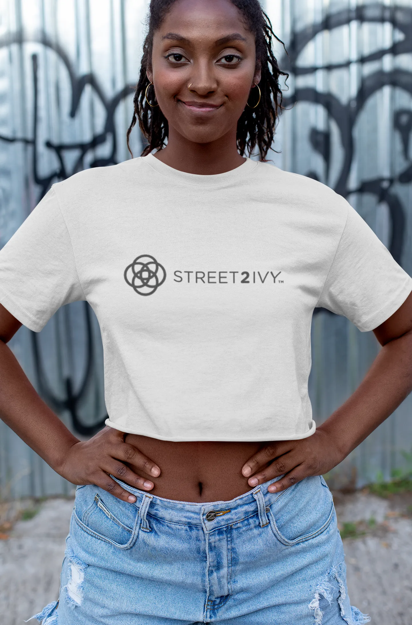 Branded Crop Tee - We've Got Your Back