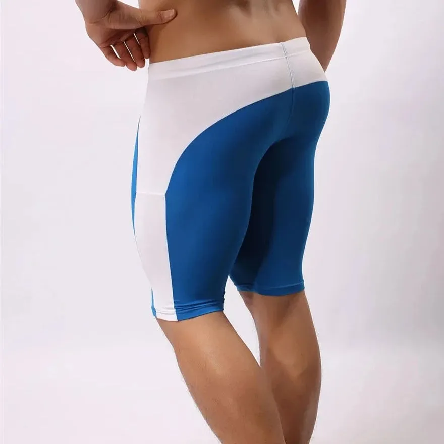 Brave Person Two Toned Knee High Gym Shorts