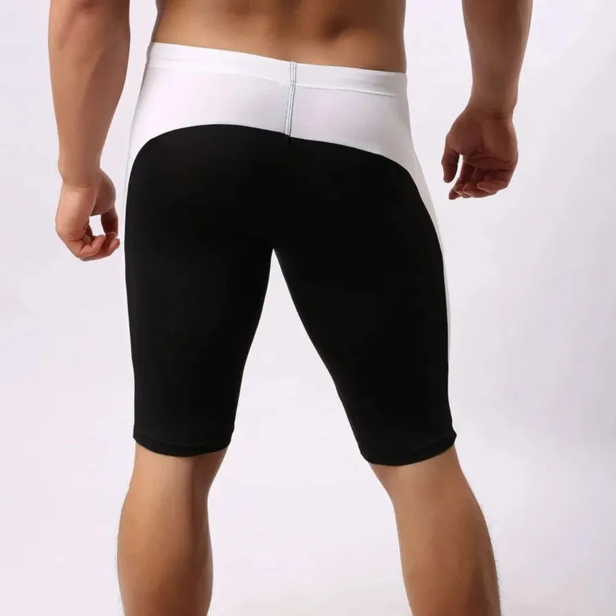 Brave Person Two Toned Knee High Gym Shorts