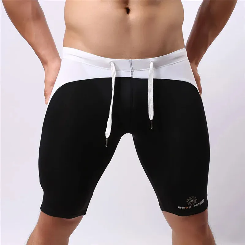 Brave Person Two Toned Knee High Gym Shorts