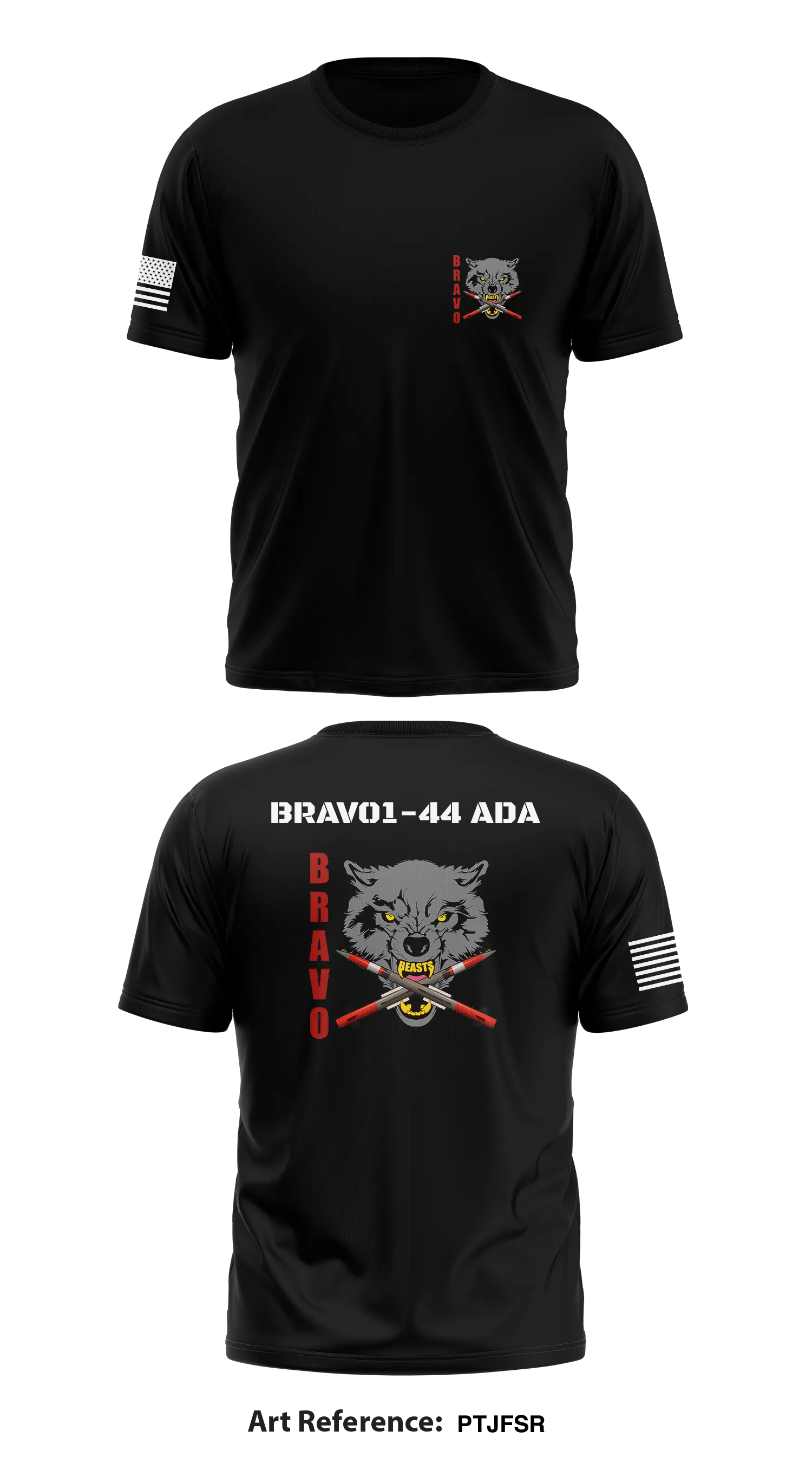 Bravo1-44 ADA Store 1 Core Men's SS Performance Tee - pTjFSR