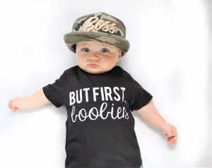 But First Boobies Breastfeeding Bodysuit or Tee