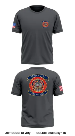 Byhalia Fire  Store 1 Core Men's SS Performance Tee - DFvBfy