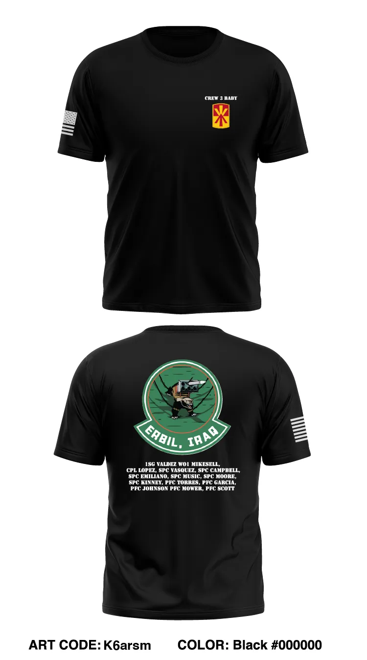 C 1-43, 11TH BN Store 1 Core Men's SS Performance Tee - K6arsm
