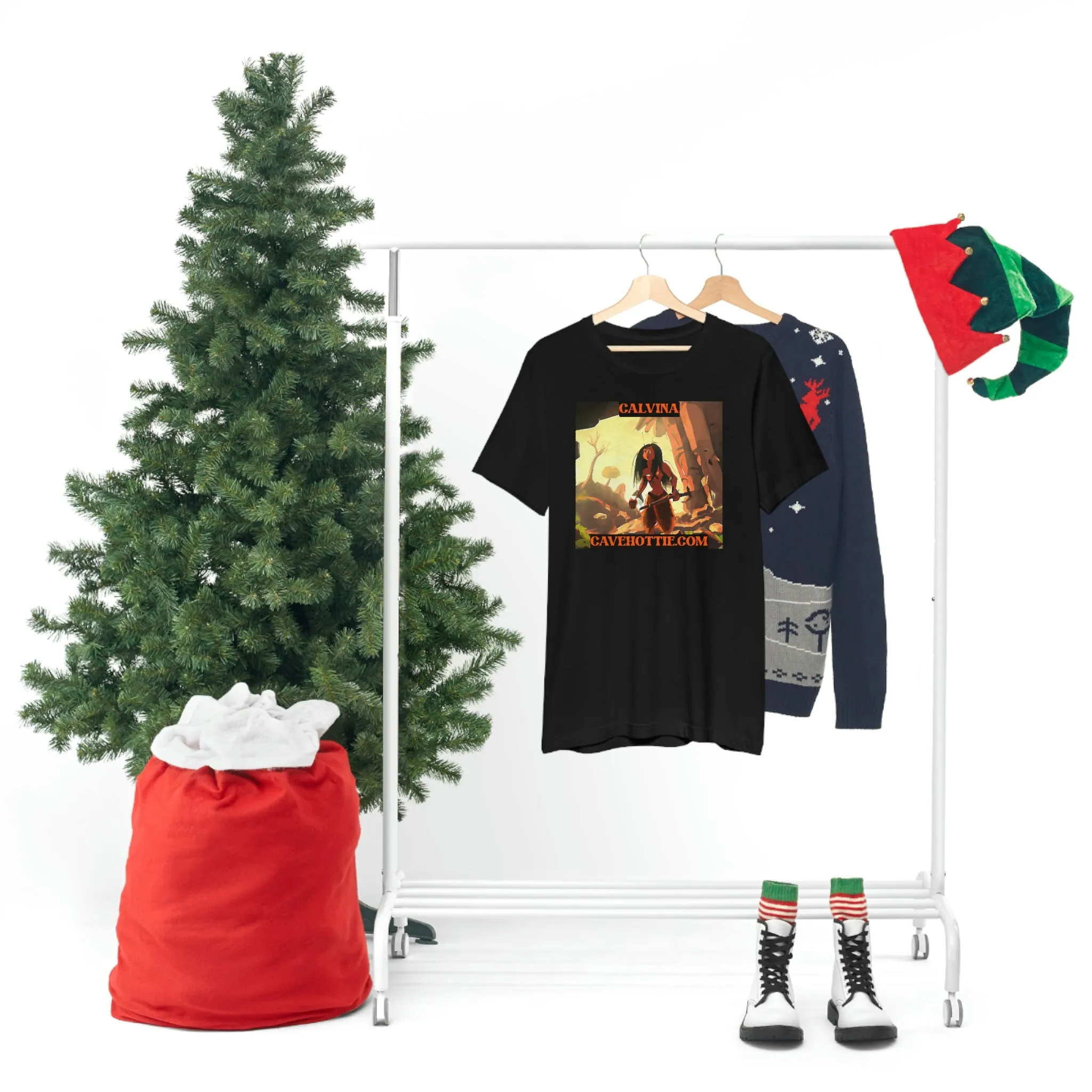 Calvina Cavehottie.com Short Sleeve Tee