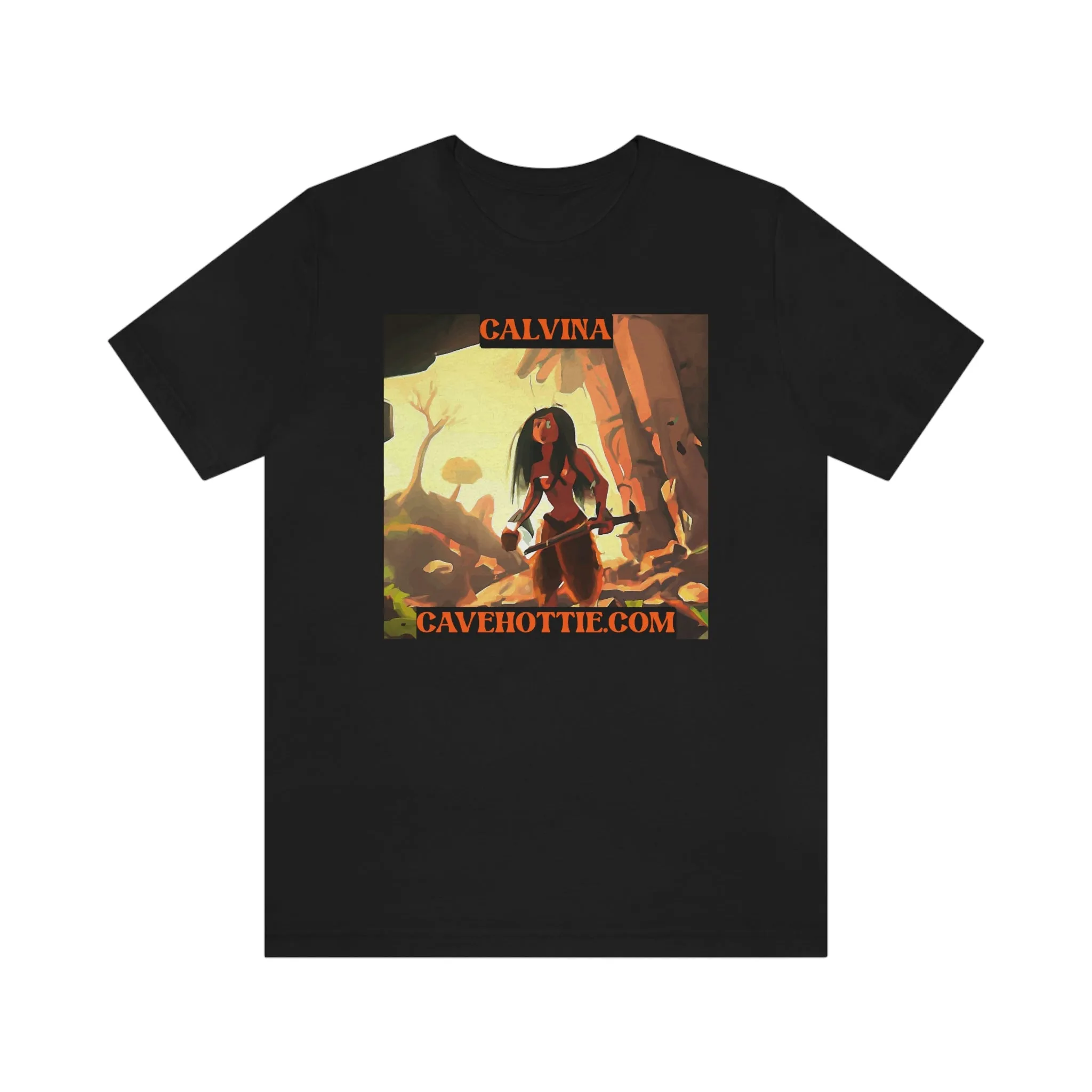 Calvina Cavehottie.com Short Sleeve Tee