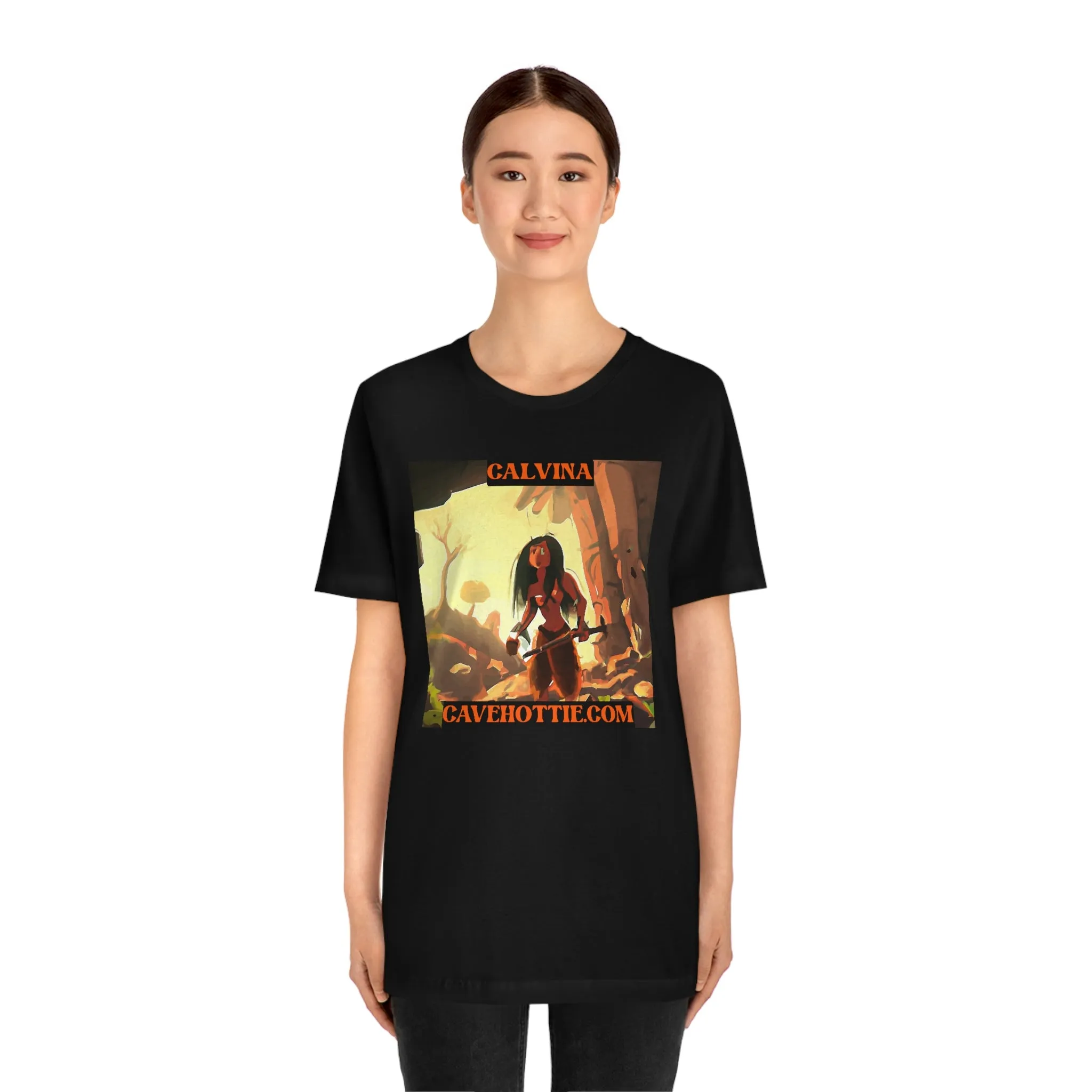 Calvina Cavehottie.com Short Sleeve Tee