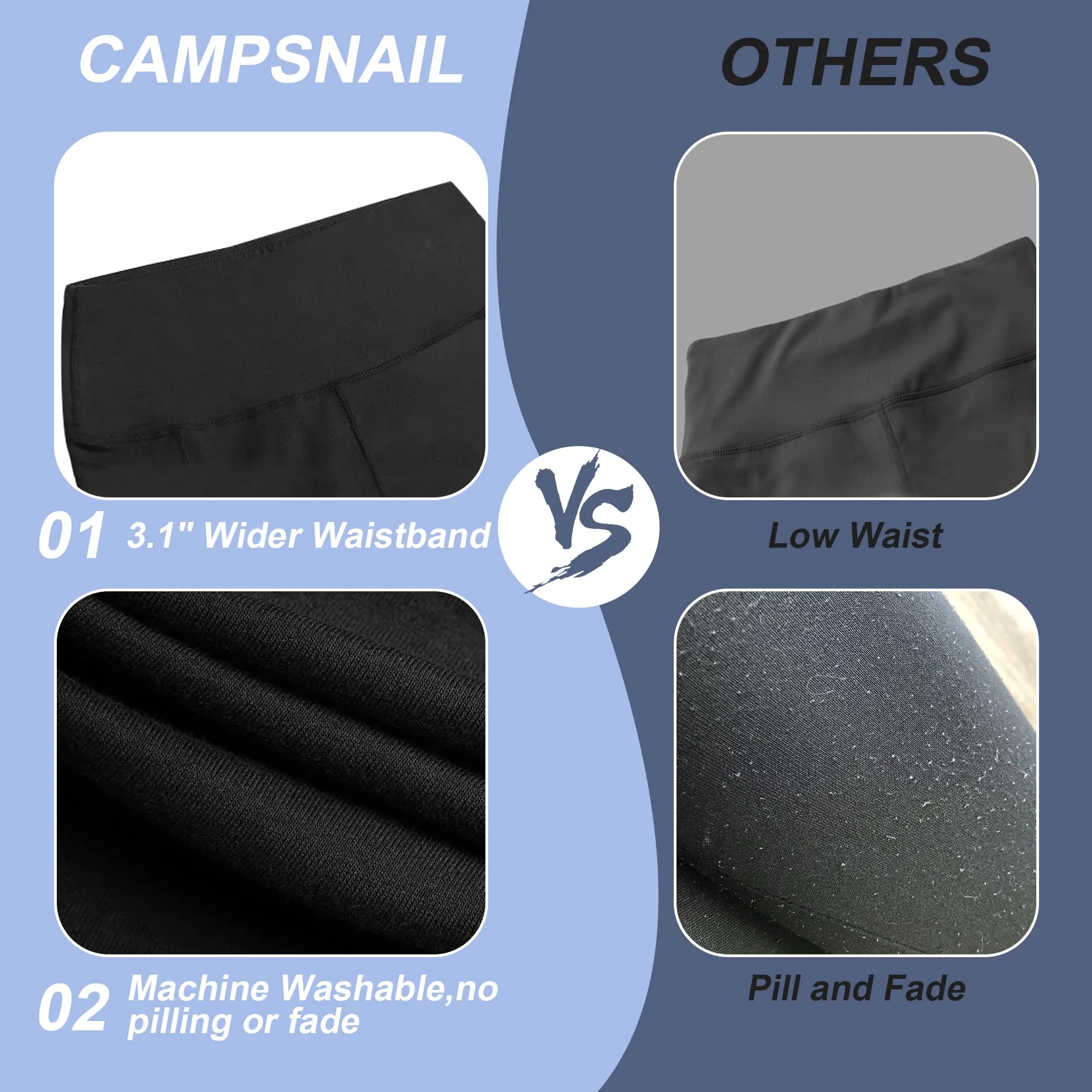 CAMPSNAIL Workout Shorts Womens - Buttery Soft High Waisted Biker Spandex Booty Volleyball Gym Shorts for Summer Yoga Dance Black