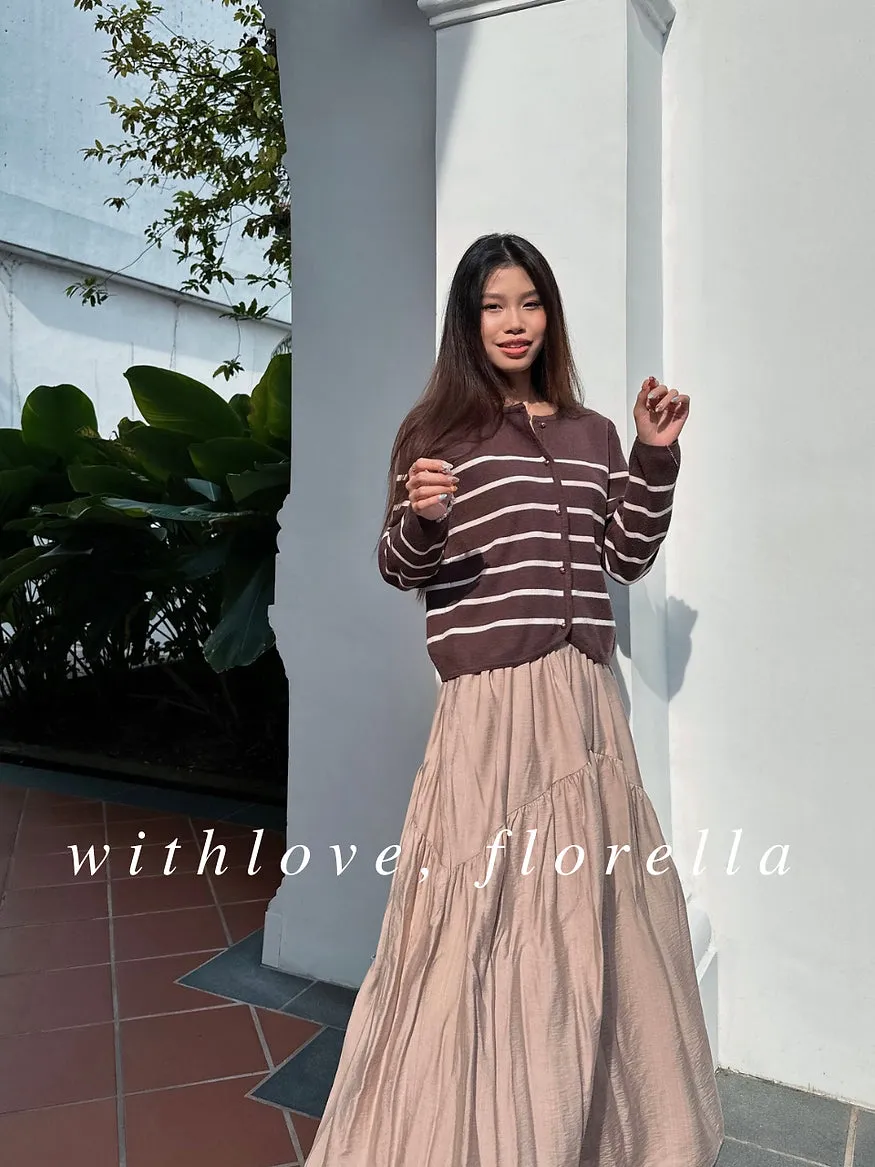 Cappucino Linen skirt