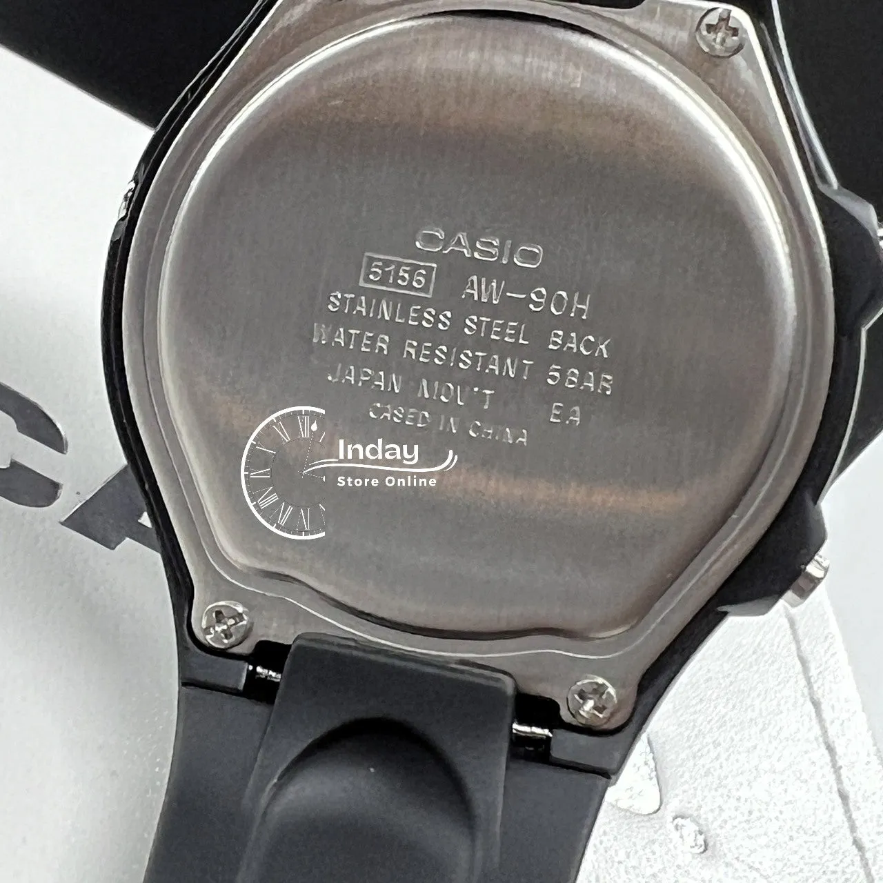 Casio Analog-Digital Men's Watch AW-90H-9E Resin Band Resin Glass