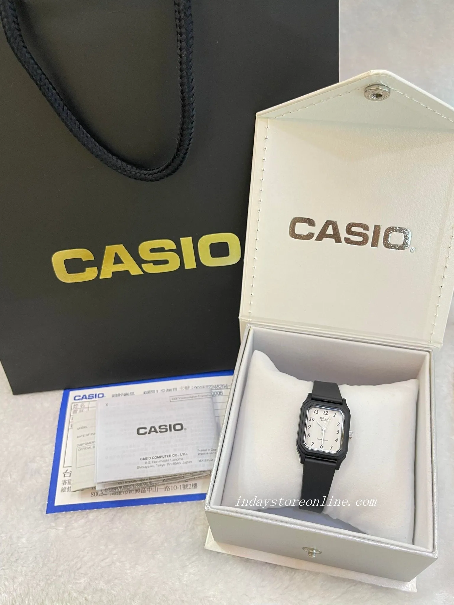 Casio Analog Women's Watch LQ-142-7B Analog Resin Band Resin Glass Water Resistance