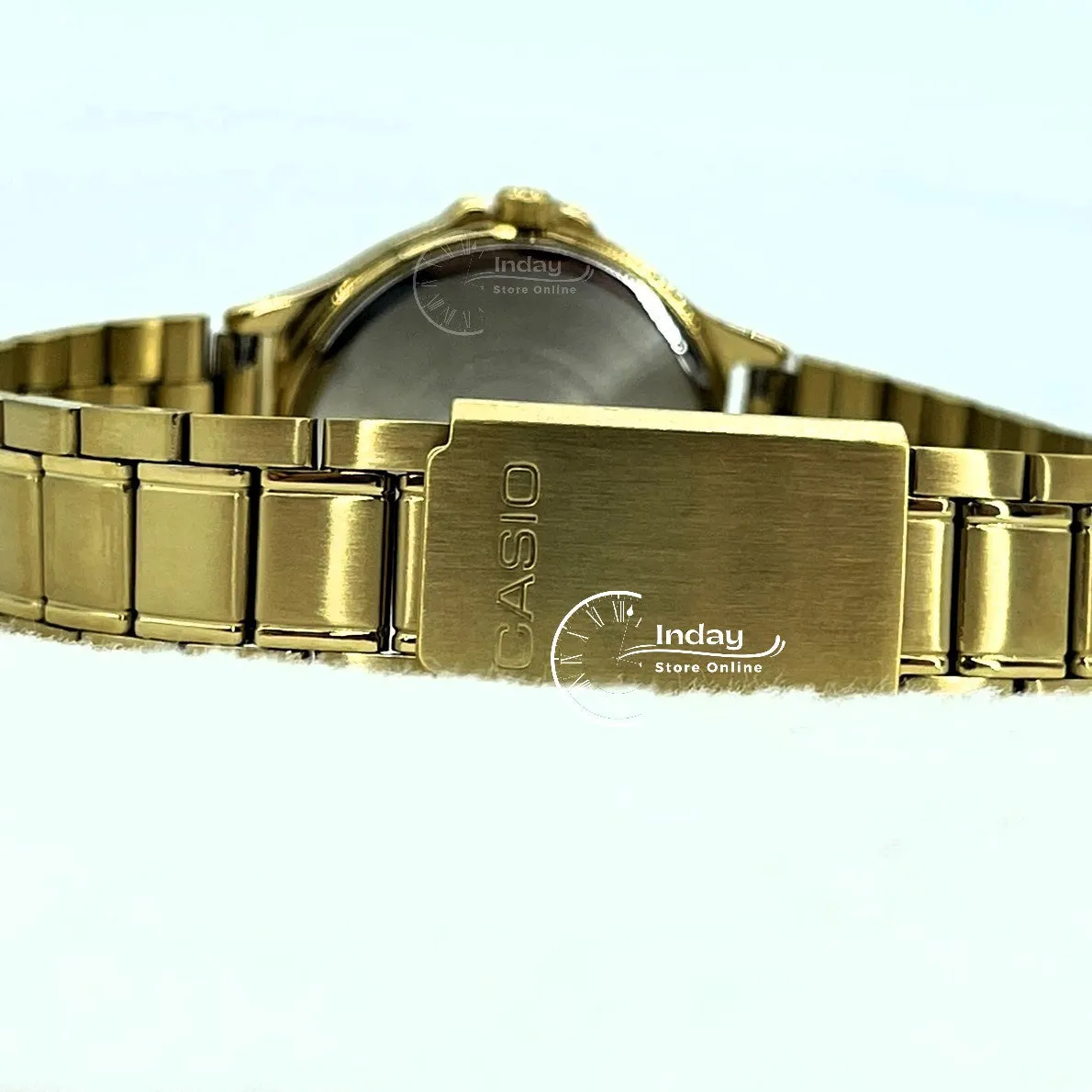 Casio Standard Women's Watch LTP-V300G-1A Gold ion Plated Stainless Steel Band Mineral Glass