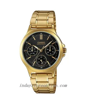 Casio Standard Women's Watch LTP-V300G-1A Gold ion Plated Stainless Steel Band Mineral Glass