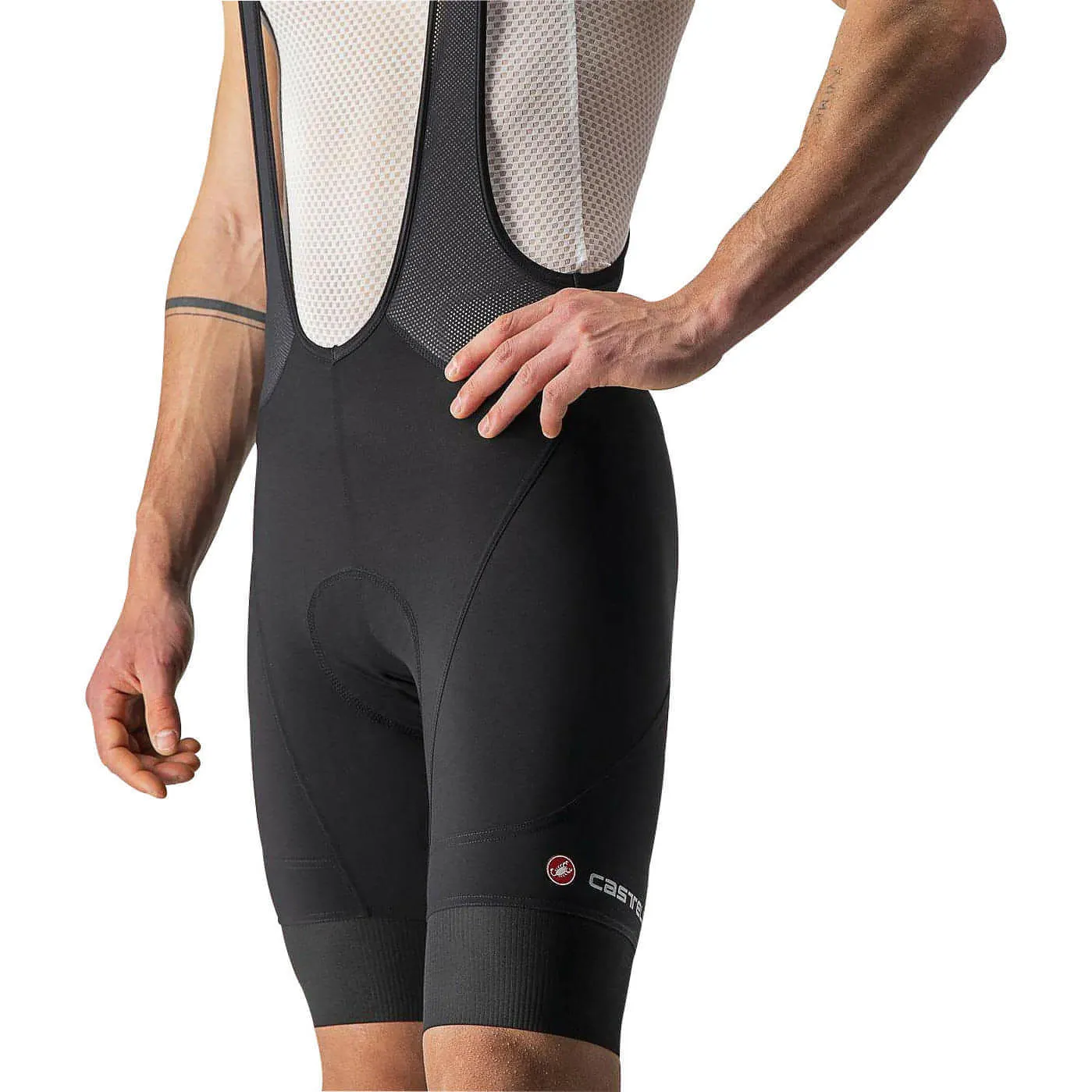 Castelli Endurance 3 Mens Cycling Bib Shorts - Black
