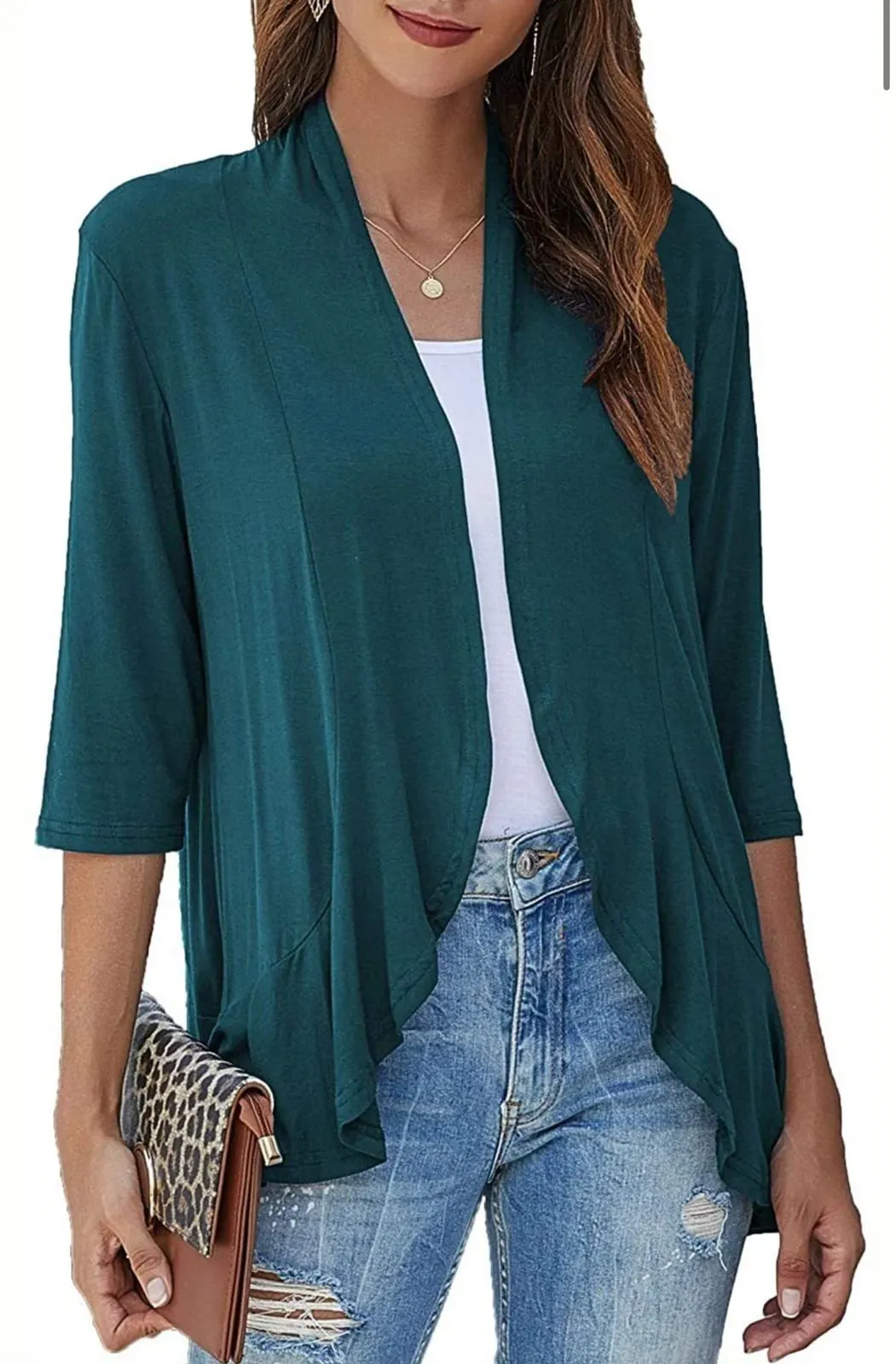 Casual, lightweight women's cardigans with open front