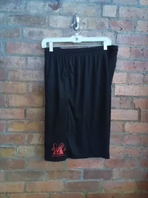 CLEARANCE - Mechanicville Raiders Black Gym Shorts
