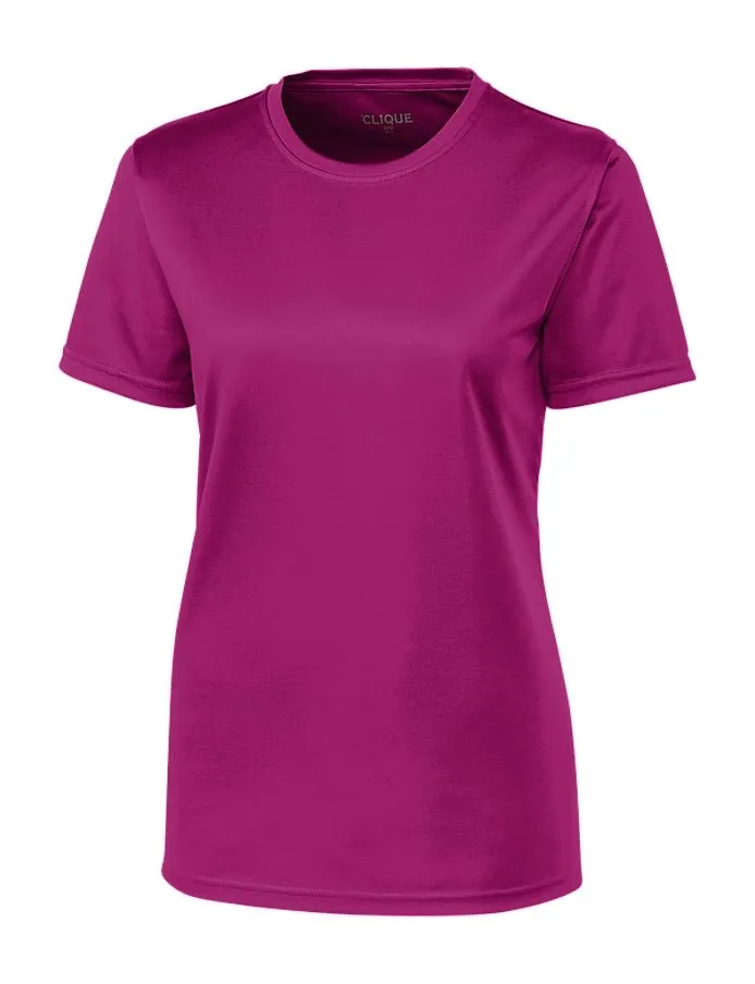 Clique Womens Spin Eco Performance Jersey Short Sleeve  Tee