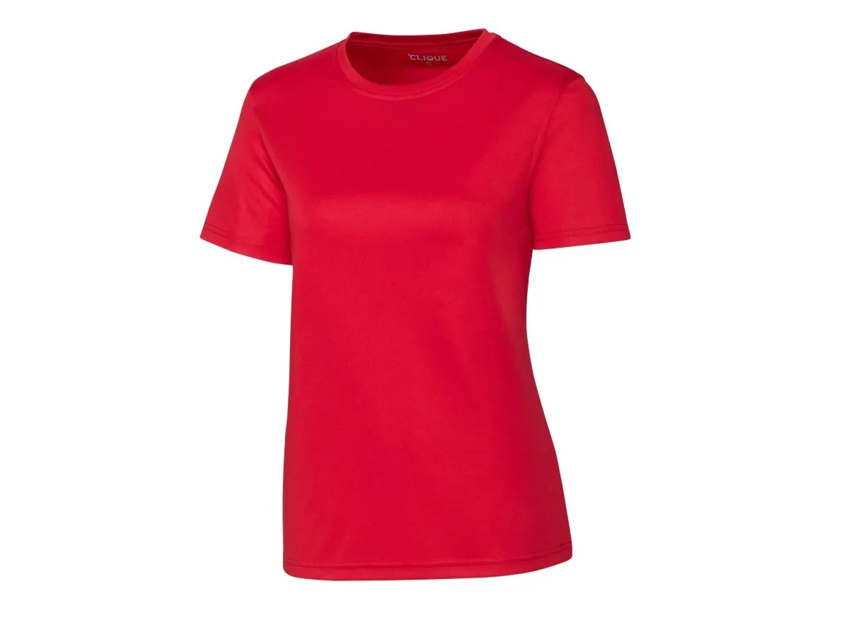 Clique Womens Spin Eco Performance Jersey Short Sleeve  Tee