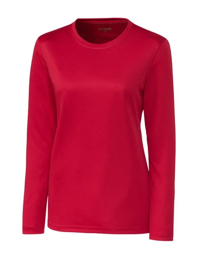 Clique Womens Spin Eco Performance Long Sleeve  Tee Shirt
