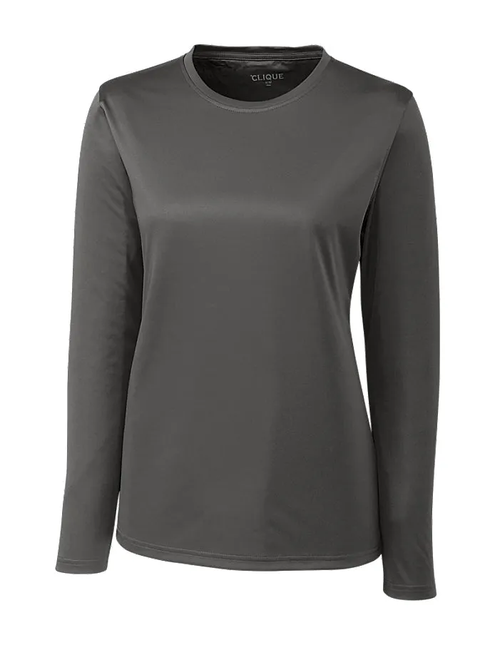 Clique Womens Spin Eco Performance Long Sleeve  Tee Shirt