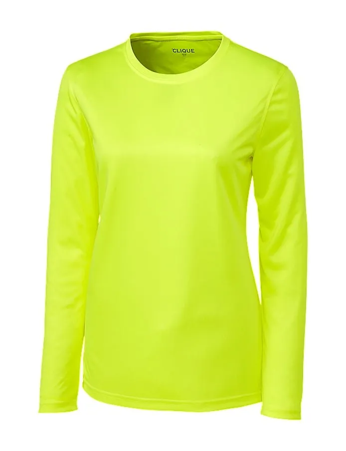 Clique Womens Spin Eco Performance Long Sleeve  Tee Shirt