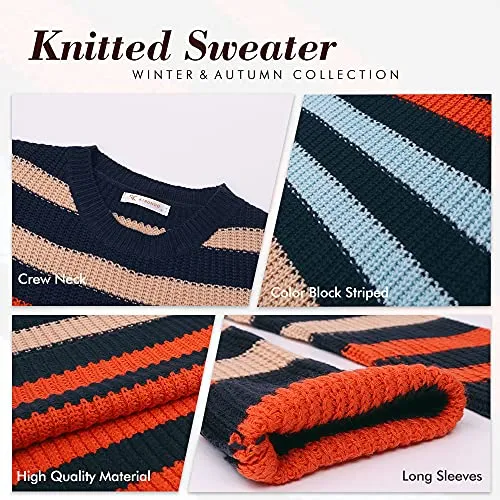 Color Block Short Sweater
