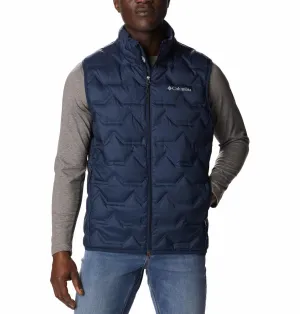 Columbia Mens Blue Walker Mill Heat Seal Vest