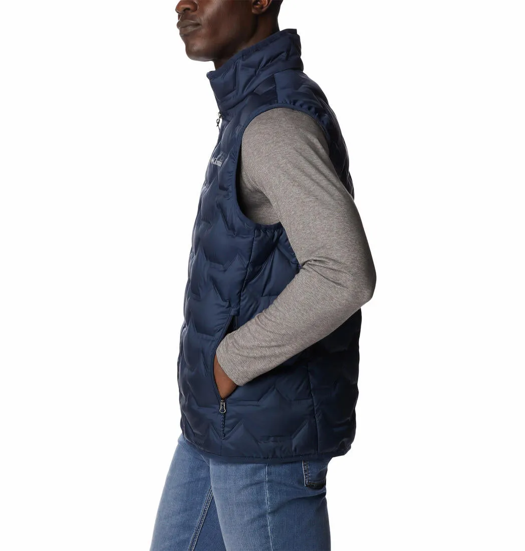Columbia Mens Blue Walker Mill Heat Seal Vest