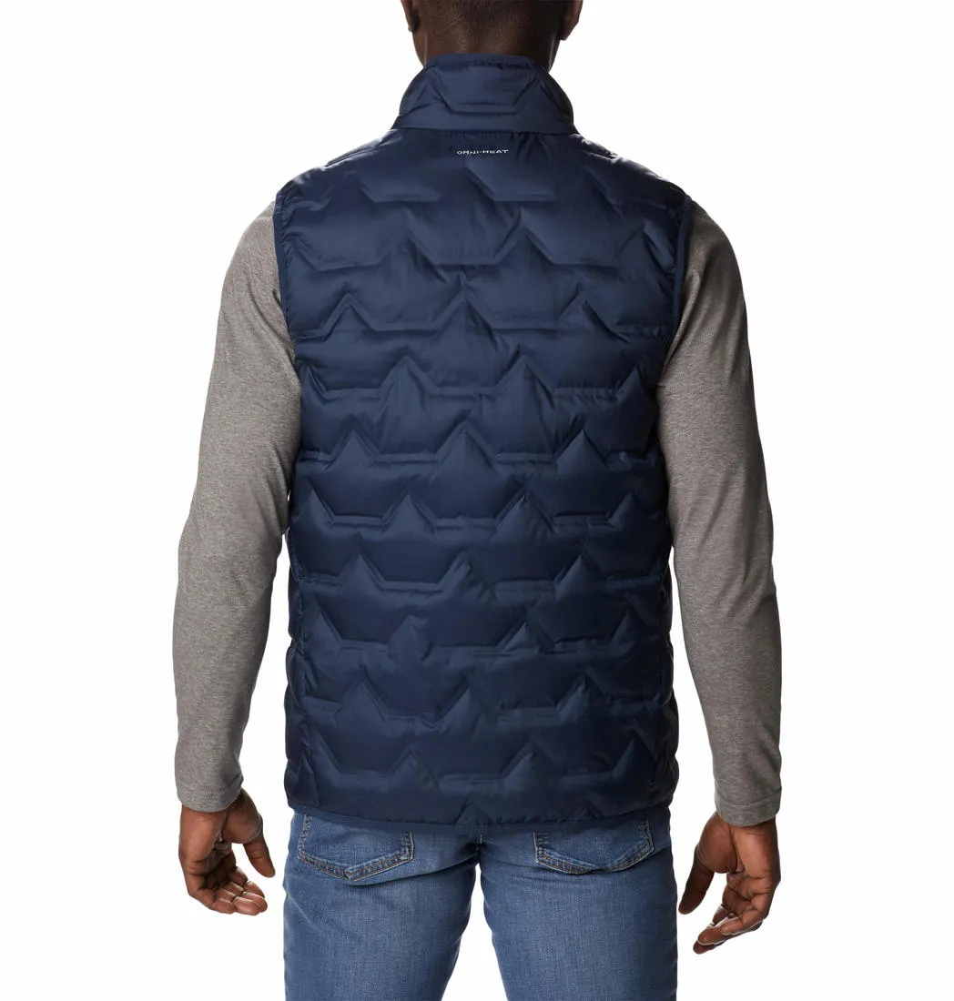 Columbia Mens Blue Walker Mill Heat Seal Vest
