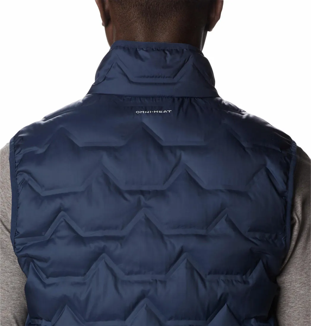 Columbia Mens Blue Walker Mill Heat Seal Vest