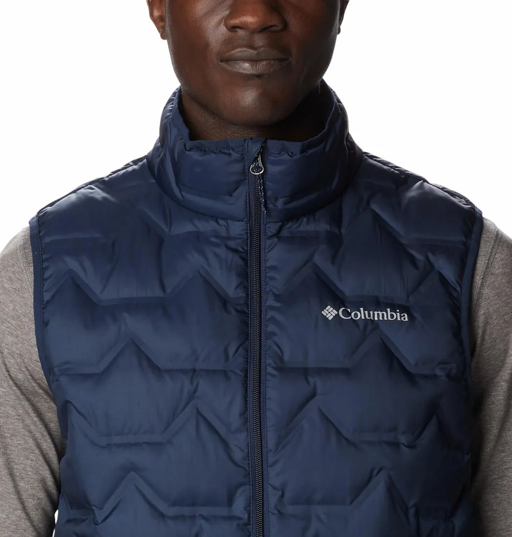 Columbia Mens Blue Walker Mill Heat Seal Vest
