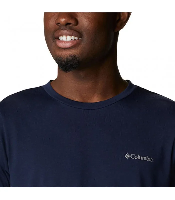 Columbia Men's Maxtrail SS Logo Tee Blue