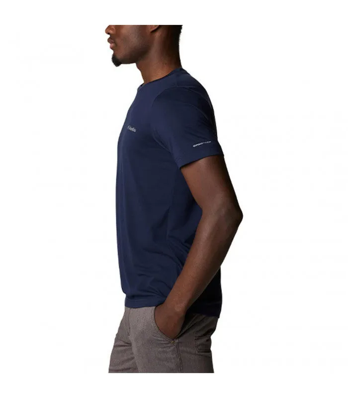Columbia Men's Maxtrail SS Logo Tee Blue