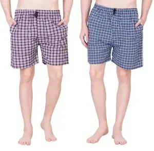 COMFORT BR Shorts Cum Boxers With Side Pocket Pack of 2 size 36