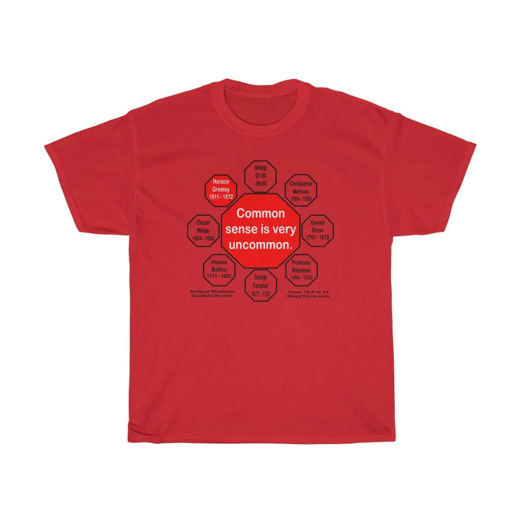 Common sense is very uncommon.  -  Horace Greeley  1811 - 1872  - RS2T - RW-15.8
